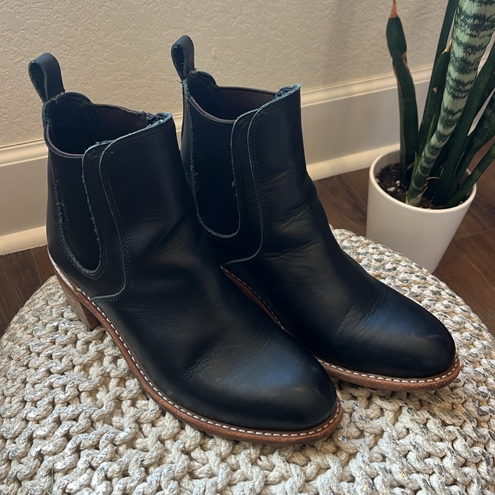 Red Wing Shoes Black Heeled Boots
